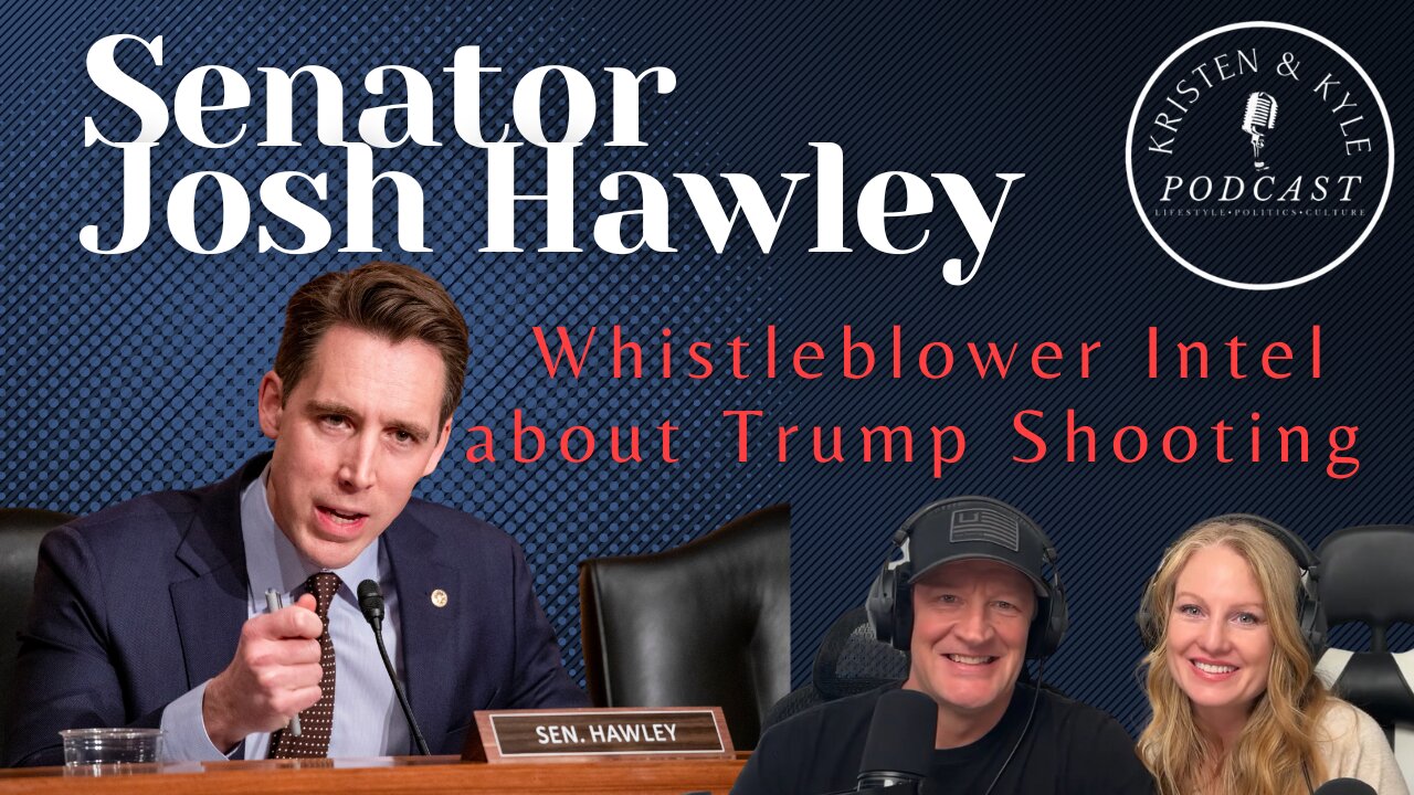 BREAKING NEWS/JOSH HAWLEY DISCUSSES WHISTLEBLOWER IN TRUMP ASSASSINATION ATTEMP//BODY CAM FOOTAGE
