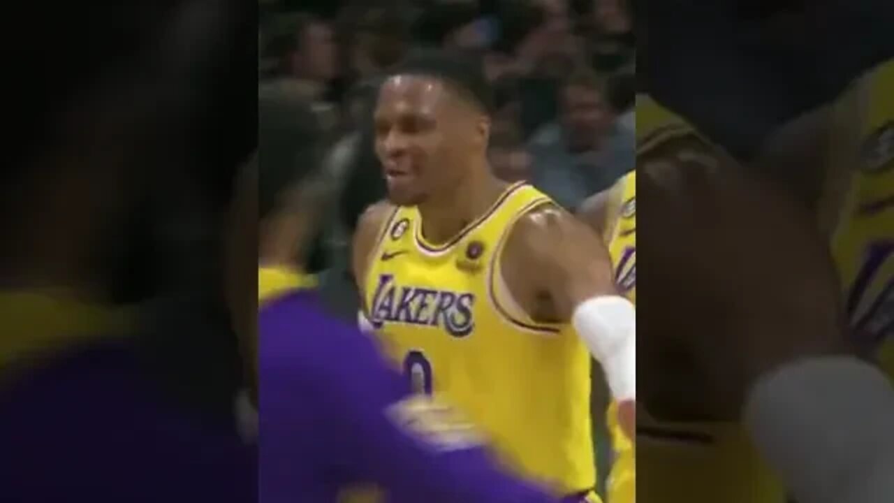 Russ lefty no look(Nba Clipz)#shorts