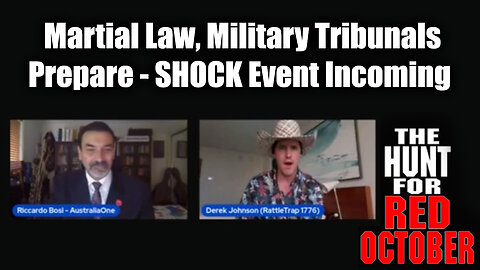 LTC Riccardo Bosi & Derek Johnson SHOCK Event - Martial Law, Military Tribunals