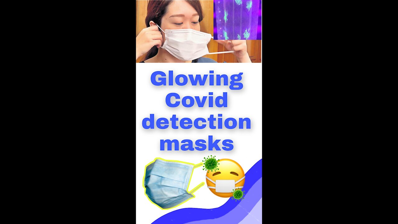 Glowing Covid Detection Mask