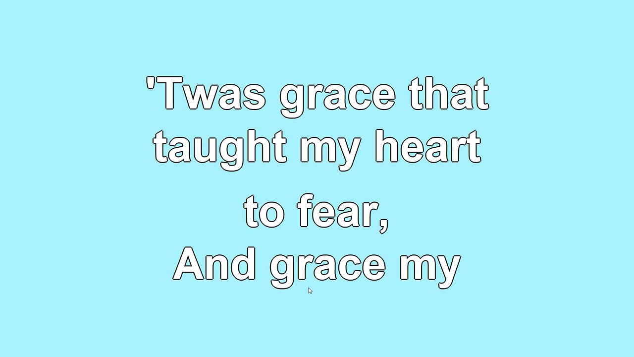 Amazing Grace Verse 2