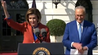 Pelosi Tells Audience to Applaud Biden's Leadership