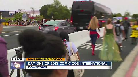 Live from Comic Con San Diego 2018 on opening day