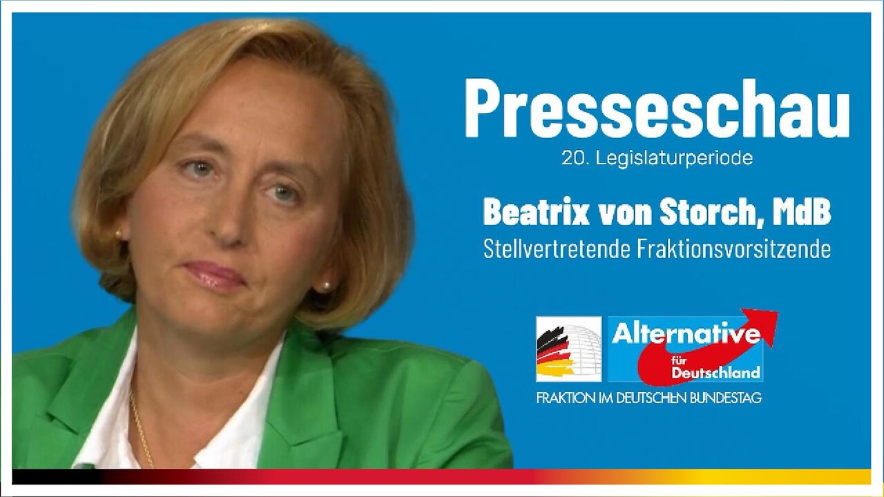 Beatrix von Storch (AfD) - Die AfD spricht Deutschlands Probleme an- und bringt sie in die Medien.