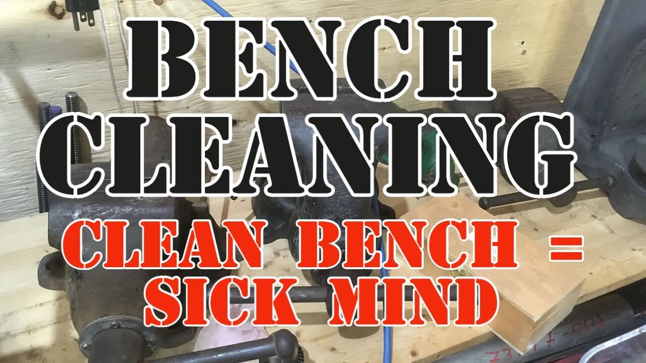 Bench Cleaning Video - A Video of me Just doing what I do - It Needs Cleaning