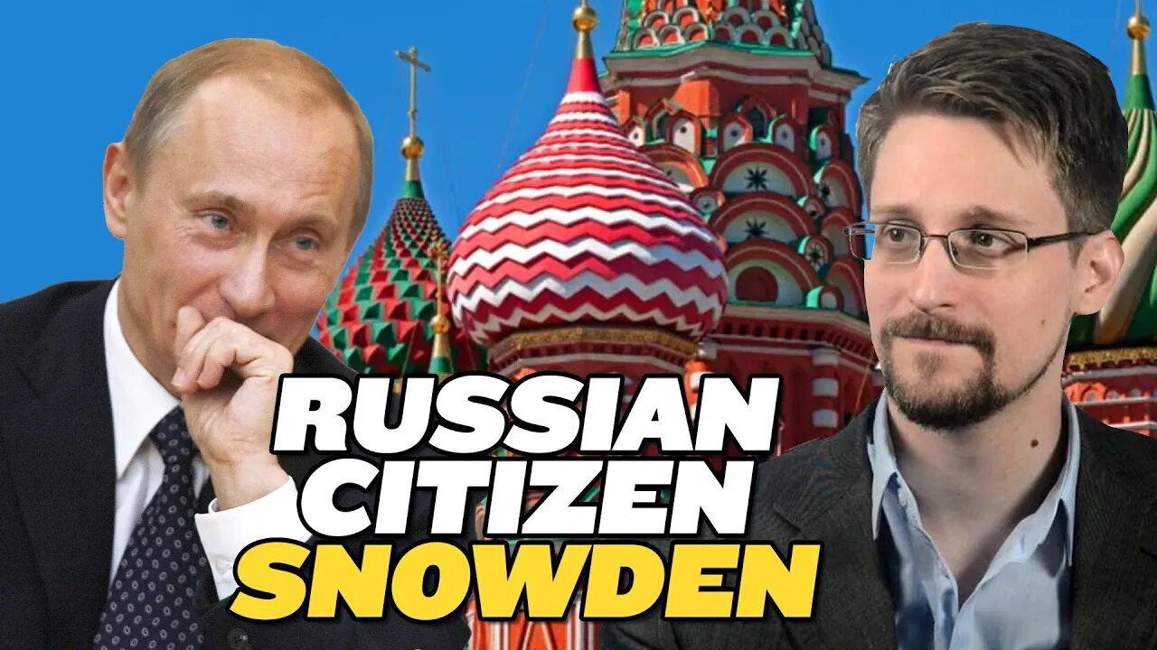 Edward Snowden Becomes a Russian Citizen | Iran Protest Crackdown