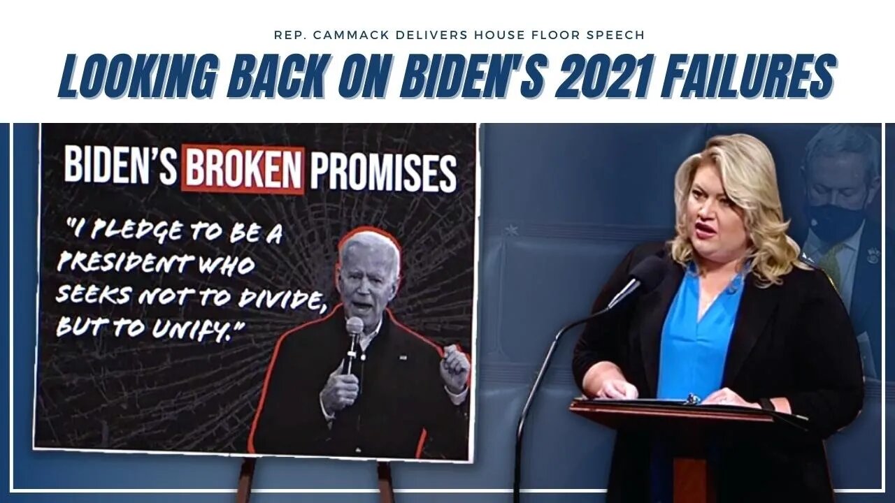 Rep. Cammack Looks Back On First Year Of Biden Presidency & Its Many Failures