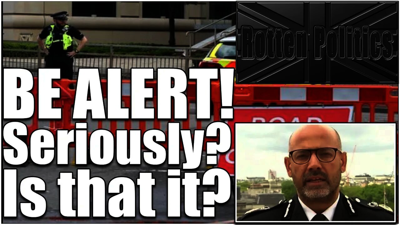 Police issue BE ALERT warning instead of doing their job