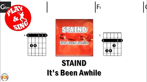 STAIND It's Been Awhile FCN GUITAR CHORDS & LYRICS