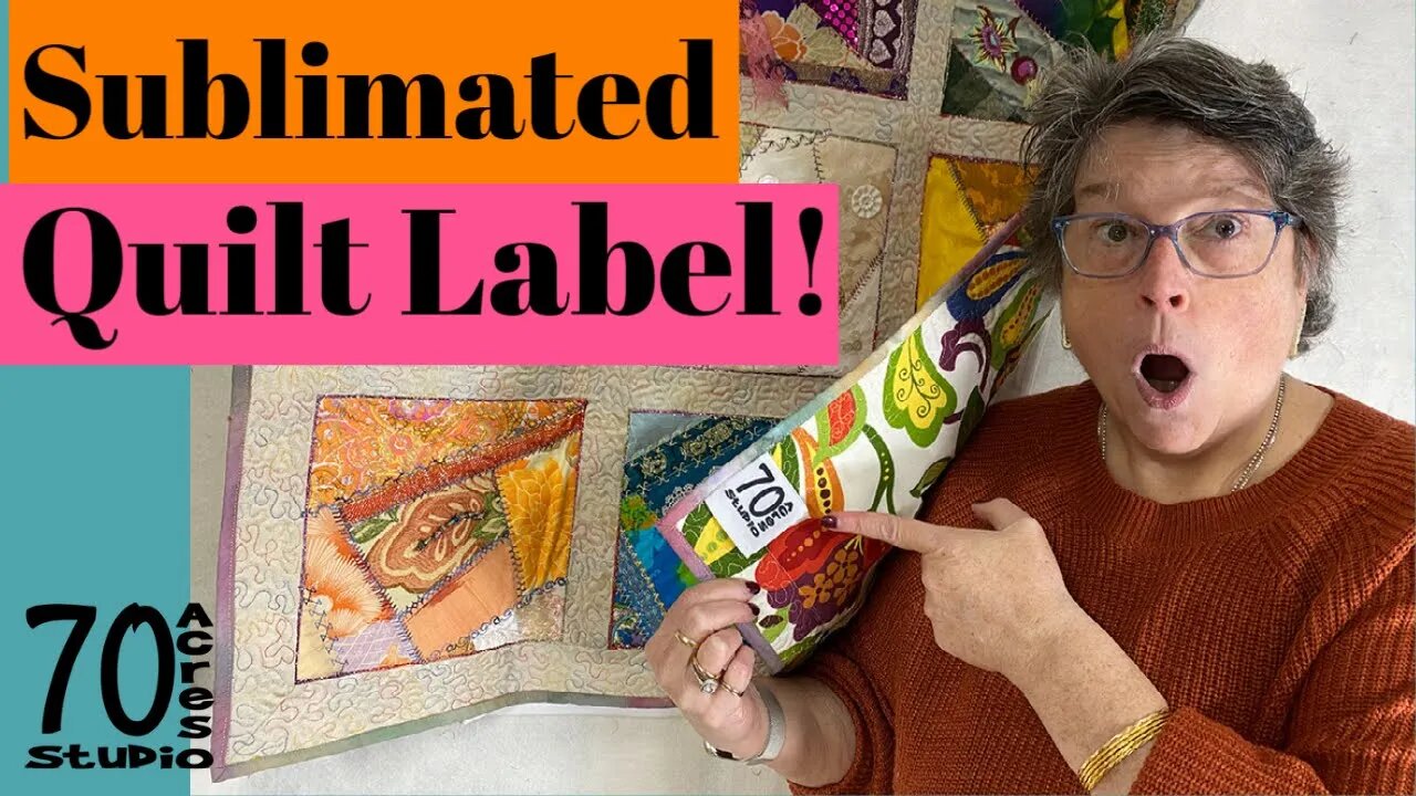 Sublimation Quilt Label Tutorial.