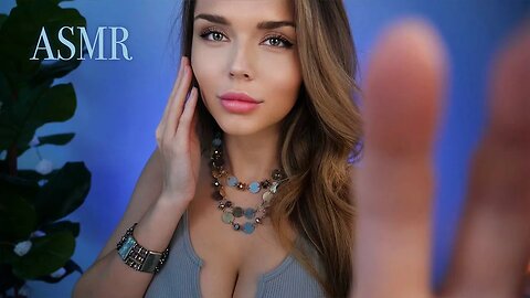 ASMR | Mirrored Touching with Soft Ear-to-Ear Whispers 😌 (SO relaxing)