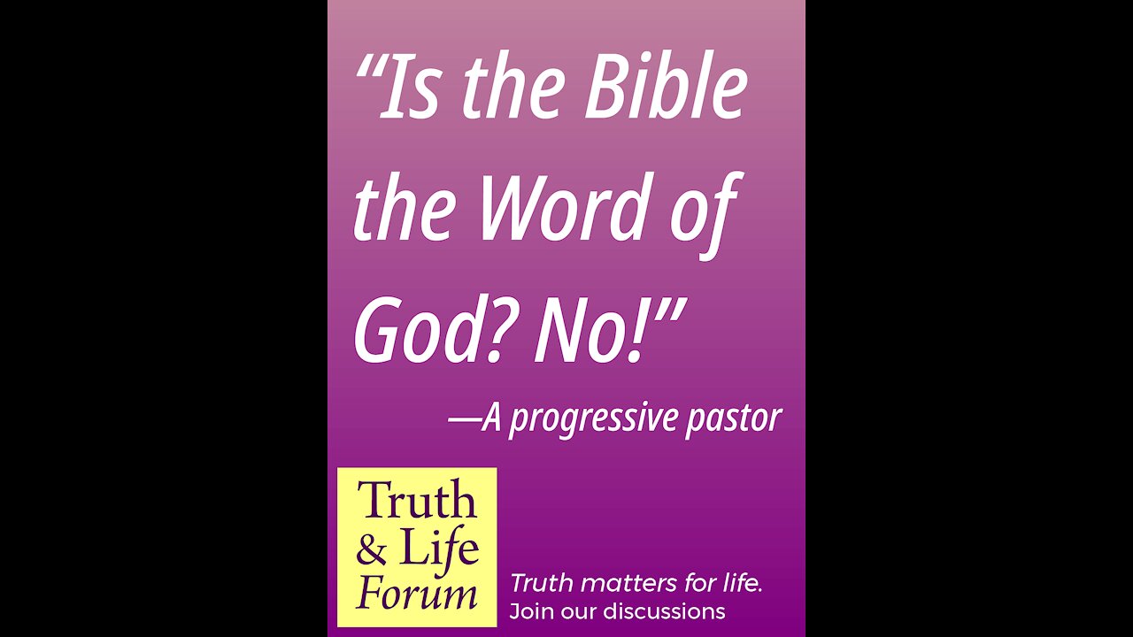 “Is the Bible Word of God? No!” says a Filipino Pastor