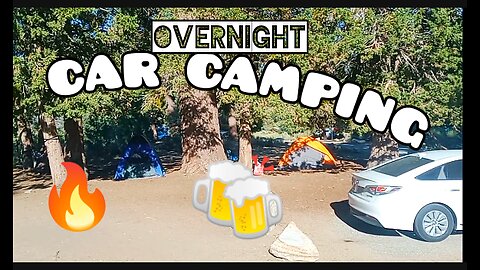 overnight camping at Serrano Camping ground at Big Bear Lalr