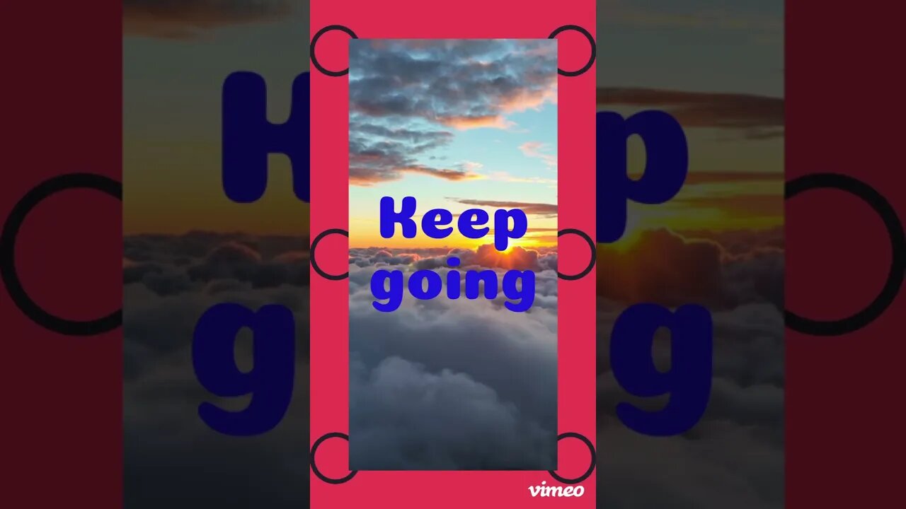 When times get hard (Keep going)