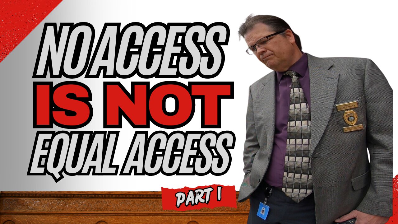 Part 1 - Disability Access DENIED