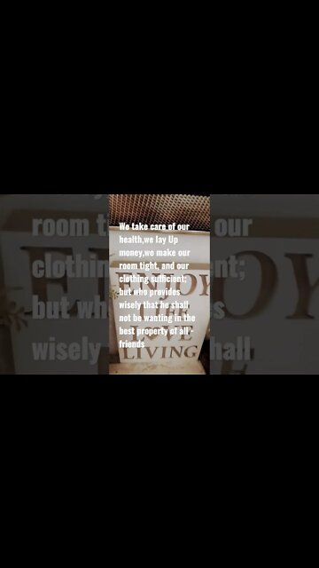 The best property of all - friends?