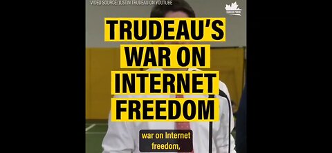 Trudeau wants to control the content you see on your screen.