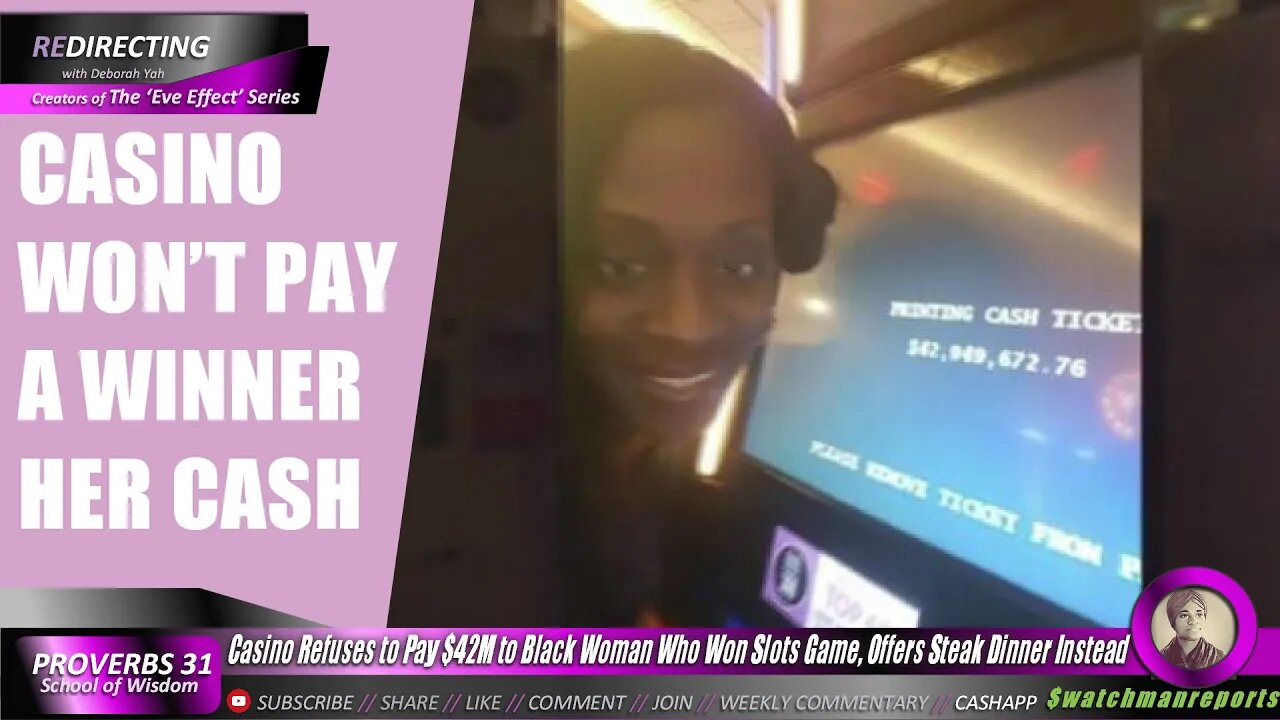 Casino Refuses to Pay $42M to Black Woman Who Won Slots Game, Offers Steak Dinner Instead