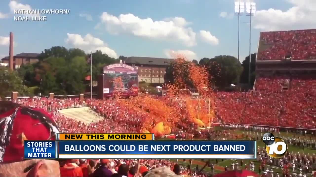 Balloons could be the next product banned