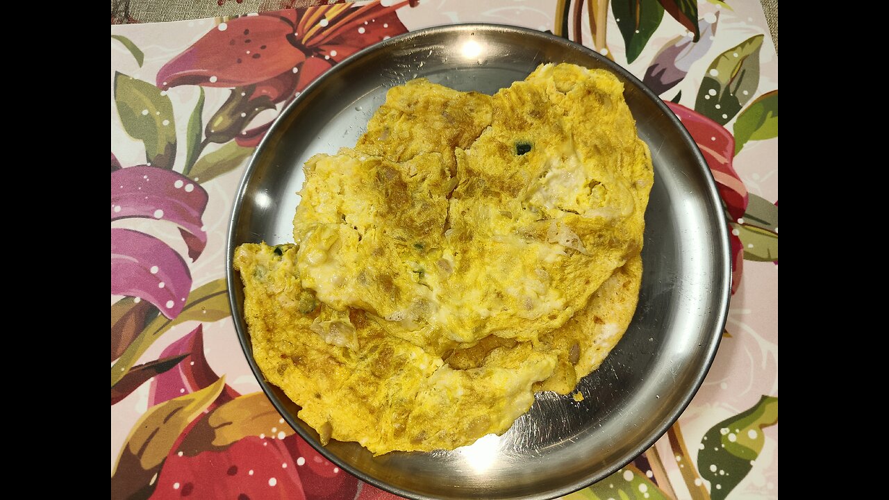 Full length Onion Cheese 😋 🥚🍳Omlette Preparation #food #foodie #foodlovers