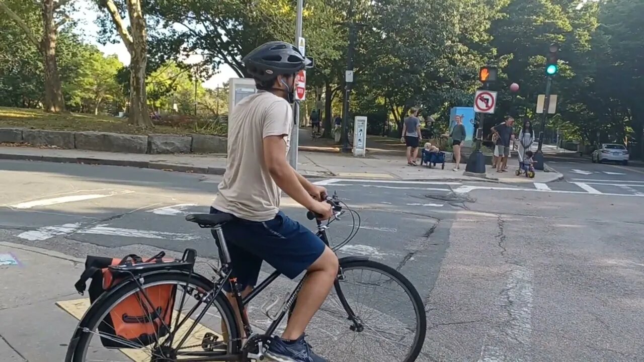 Boylston Street has been made a one-way on to lamartine