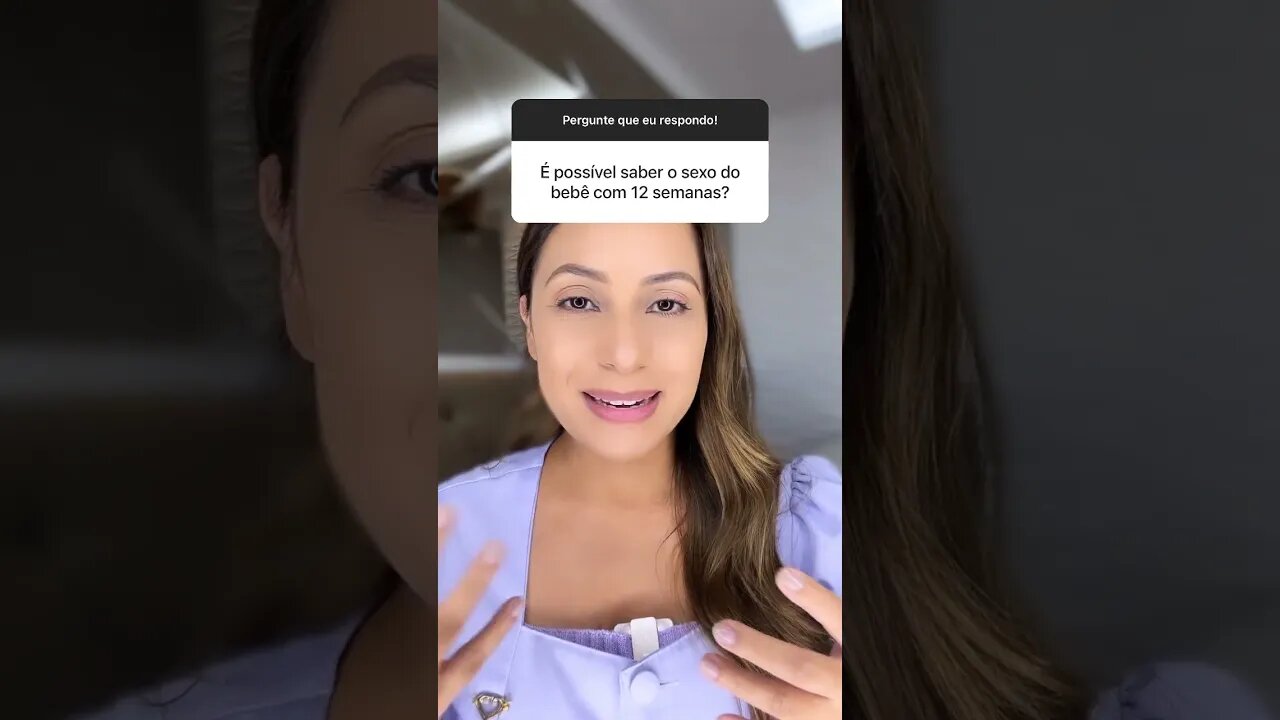 Possível saber o sexo do bebê com 12 semanas de gestação?