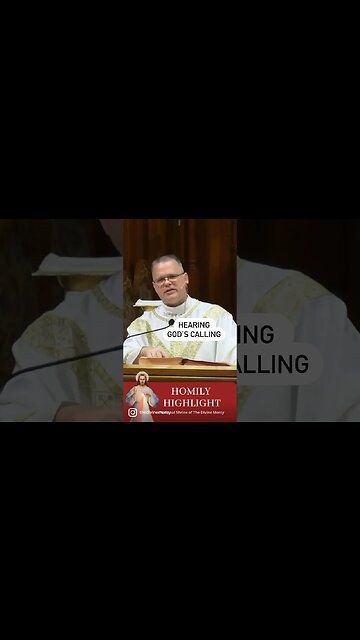 God is calling you! #divinemercy #frchrisalar #homilyhighlight #catholic #homily