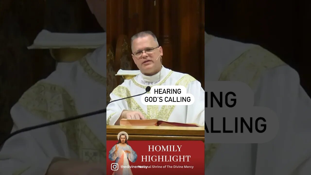 God is calling you! #divinemercy #frchrisalar #homilyhighlight #catholic #homily