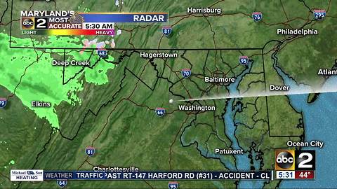 Rain is on the Move