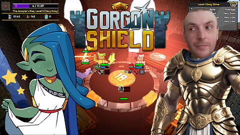 Medusa Looks Cute, Let's Go Talk To Her. Playing Party-Based RPG Gorgon Shield