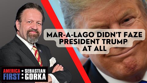 Mar-a-Lago didn't faze President Trump at all. Rep. Troy Nehls with Sebastian Gorka on AMERICA First