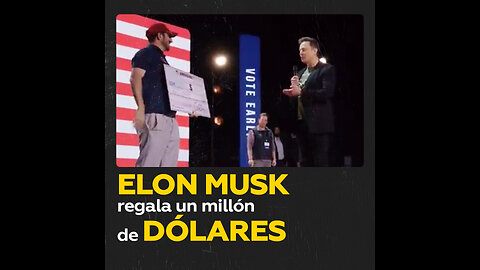 Musk promete regalar 1 millón de dólares cada día hasta las elecciones en EE.UU.