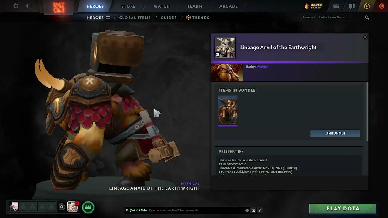 Dota 2 - Unboxing International 2021 Lineage Treasure