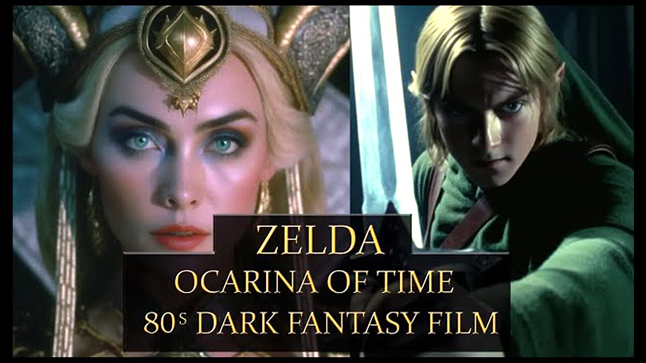 The Legend Of Zelda as an 80's Dark Fantasy #zelda #AI #Midjourney #80sDarkFantasy