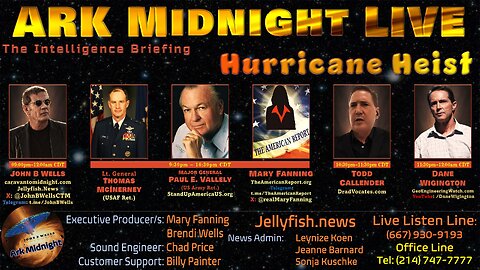 The Intelligence Briefing /Hurricane Heist - John B Wells LIVE