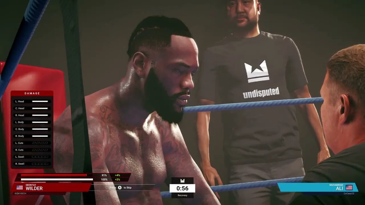 Undisputed Online Gameplay Deontay Wilder vs Muhammed Ali 3