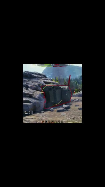 #fan #wot #worldoftanks #shorts WoT Перевернулся на бок