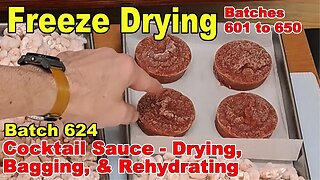 Cocktail Sauce - Freeze Drying, Bagging, and Rehydrating