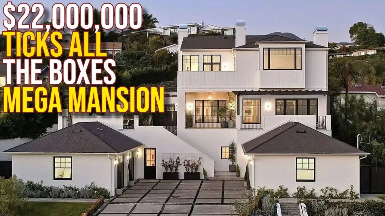 Inside $22,000,000 California Mega Mansion