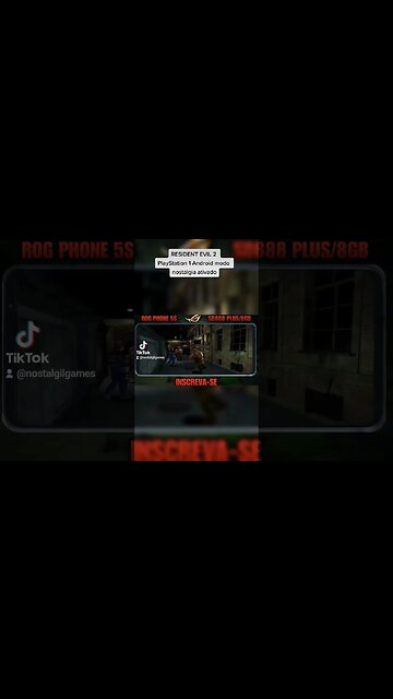 RESIDENT EVIL 2 PlayStation 1 Android - Modo Nostalgia ativado 🎮📱 #gamingvideos #android #games