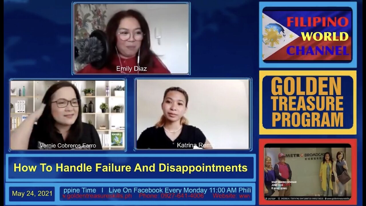 Golden Treasure Program EP#9 - (Emily Diaz, Vernie Cobreros Farro & Katrina Remo)
