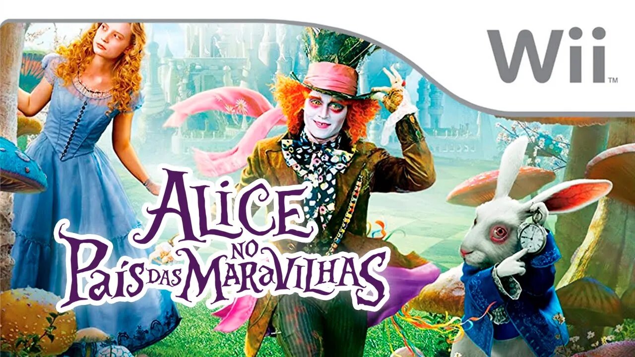 GAMEPLAY DO JOGO ALICE NO PAÍS DAS MARAVILHAS DE PC E WII