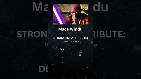 Star Wars Character Spotlight: Mace Windu #shorts