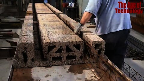 Невероятная современная технология производства кирпича экономит каменщикам время на строительство