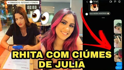 RHITA SAMPAIO COM CIÚMES DE JULIA BRITZ 😅🥰