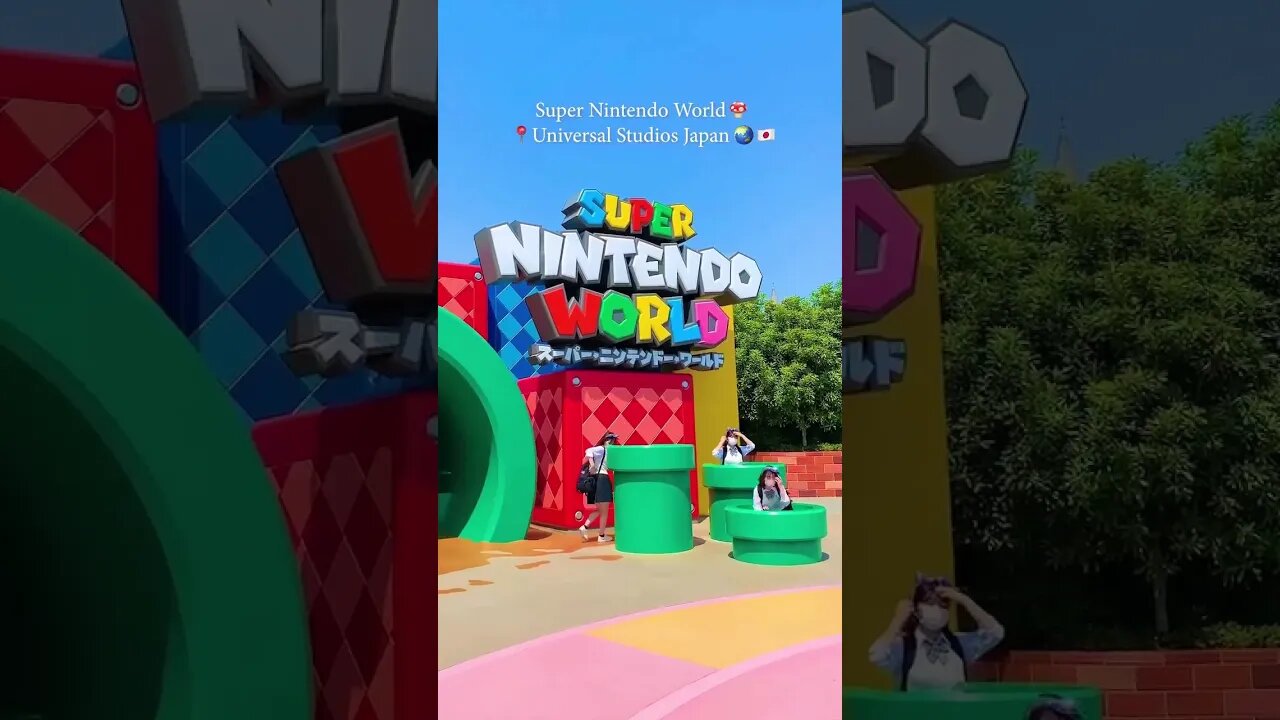 Welcome to the Super Nintendo World! 🍄