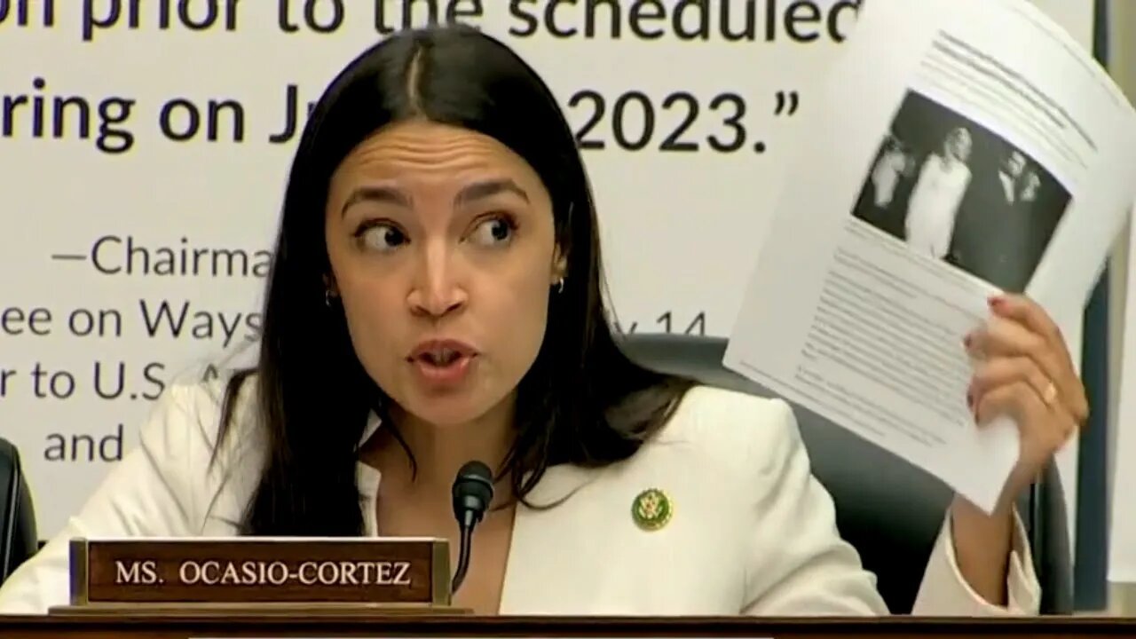 OBSESSED: AOC Makes Biden IRS Whistleblower Hearing About Donald Trump