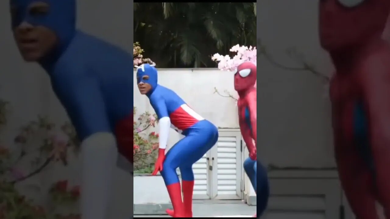 CAPITÃO AMÉRICA E HOMEM-ARANHA DANÇANDO NA LIGA DA ALEGRIA, LIKE