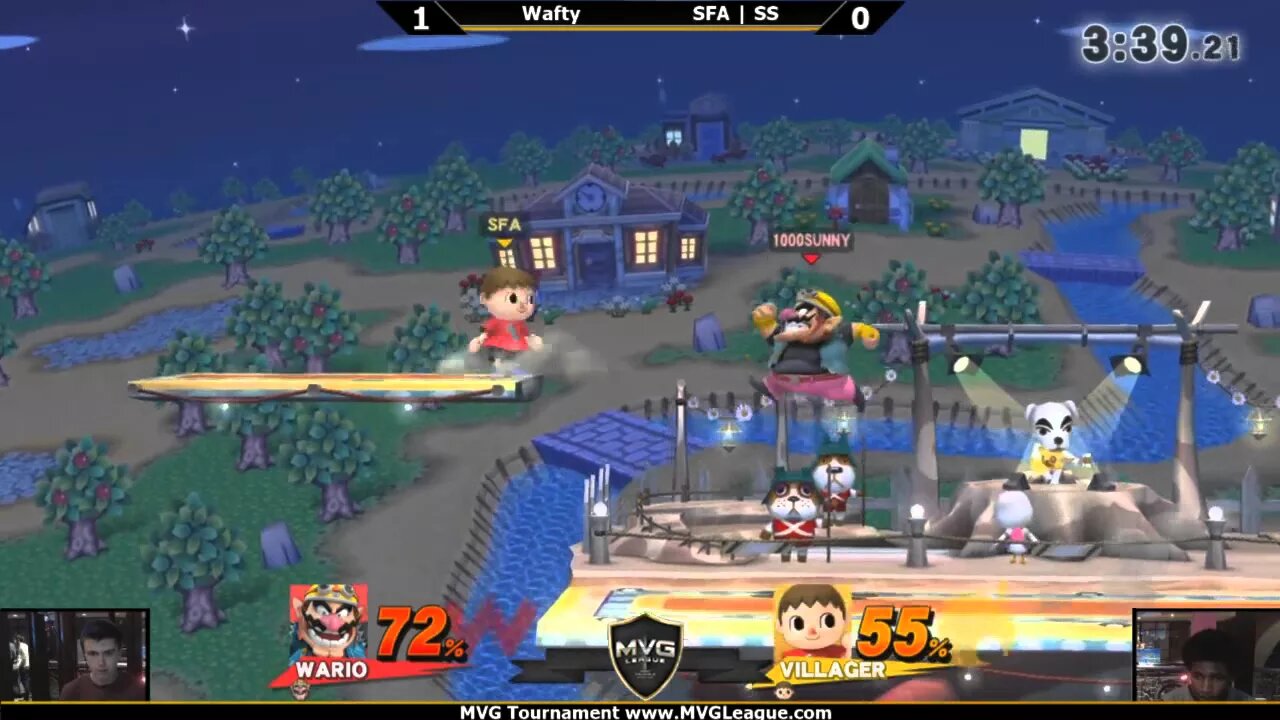 MVG Tournament LS: Wafty (Wario) vs. SFA | SS (Villager)