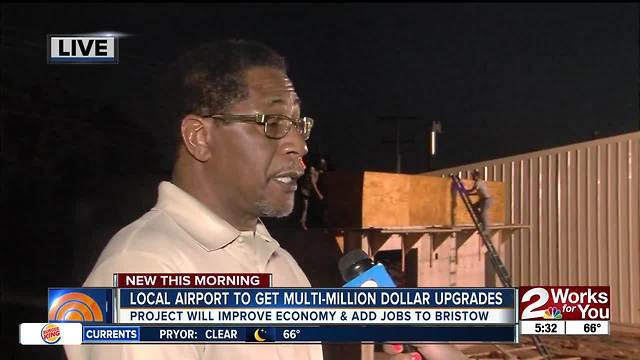 Bristow's Mayor talks about new runway